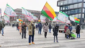 Açlık grevine destek eylemleri