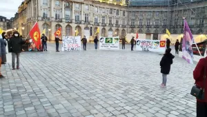 Bordeaux’da Öcalan’a özgürlük eylemi
