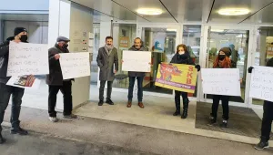 Albayrak ve Şahin için Bern'de eylem
