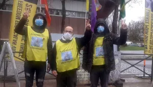Özgürlük Nöbeti 450. haftasında