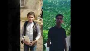 İki çocuk yan yana defnedildi