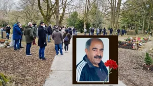 Başkanlarını mezarı başında andılar
