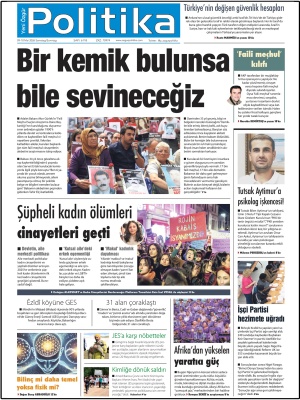 Son Gazete Manşeti