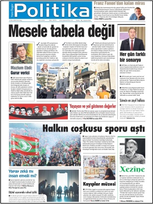 Son Gazete Manşeti