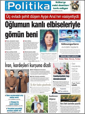 Son Gazete Manşeti