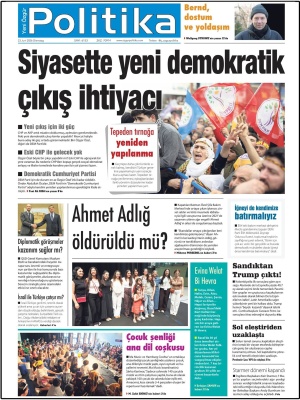 Son Gazete Manşeti