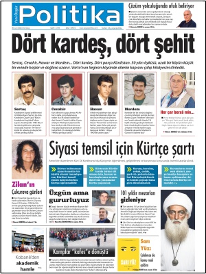Son Gazete Manşeti