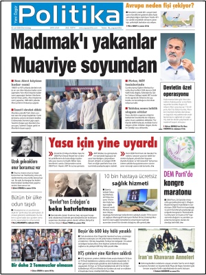 Son Gazete Manşeti