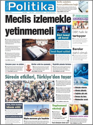Son Gazete Manşeti
