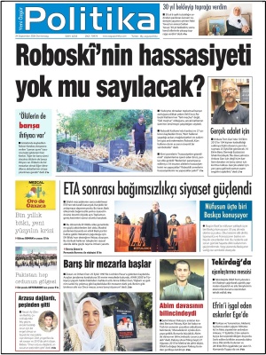 Son Gazete Manşeti