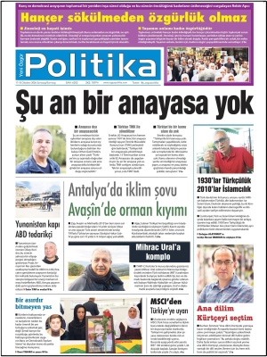 Son Gazete Manşeti
