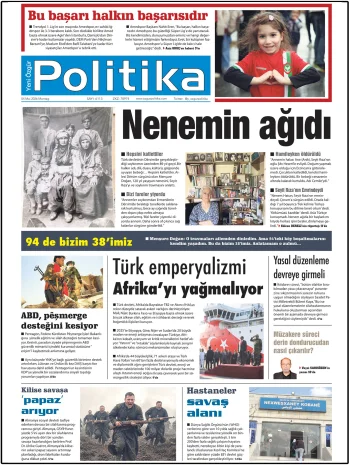 Son Gazete Manşeti