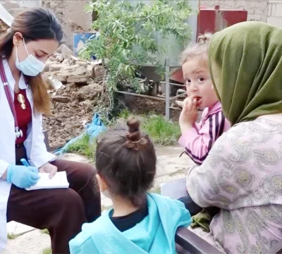Gezici klinikler halkın yaralarını sarıyor