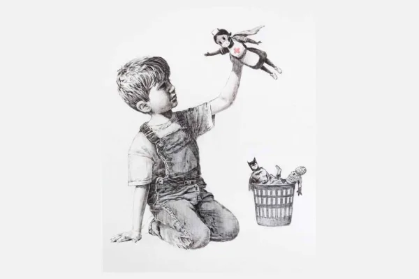 Banksy'nin eseri 19 Milyon euroya satıldı