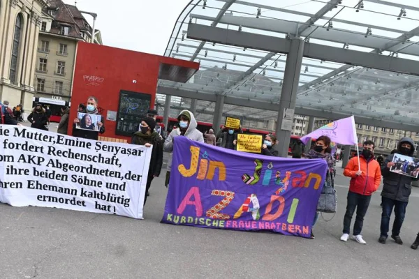 Bern'de Şenyaşar ailesine destek