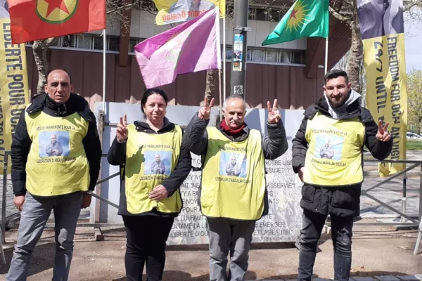 Özgürlük Nöbeti'ni Almanya grubu devraldı