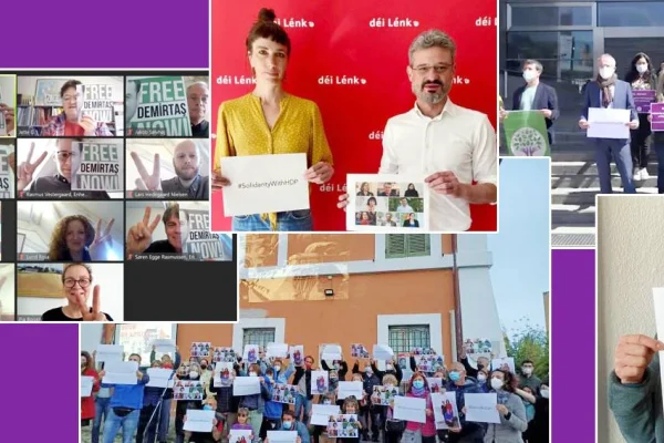 HDP'ye uluslararası Kobanê desteği