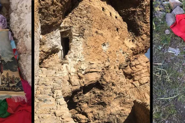 Askerler kiliseden geçti