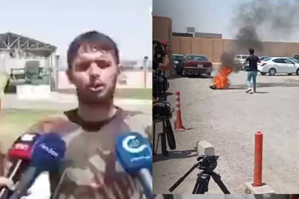 Rojhilatlı genç kendini yaktı