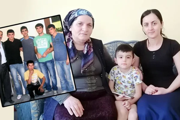 5 çocuğunun 5'i de tutsak