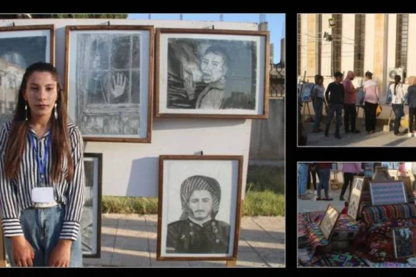 Kobanê’de "Teqîna reng" sergisi