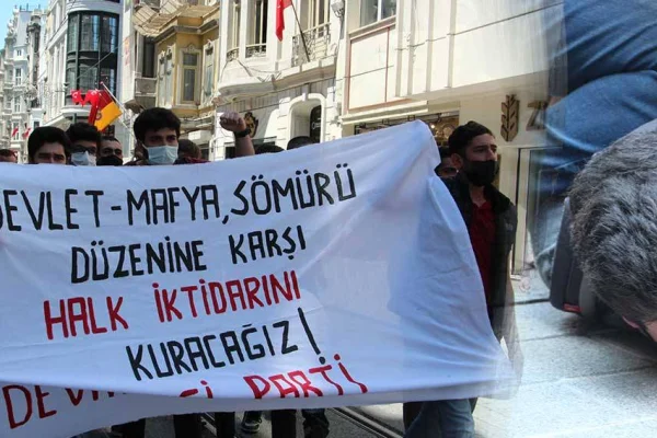 Mafya devleti protestosuna saldırı