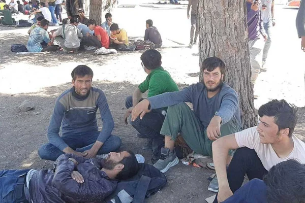 Otogarda göçmen dramı