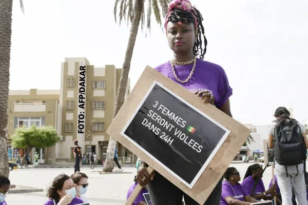 Senegal'de tecavüz kültürüne karşı yürüyüş