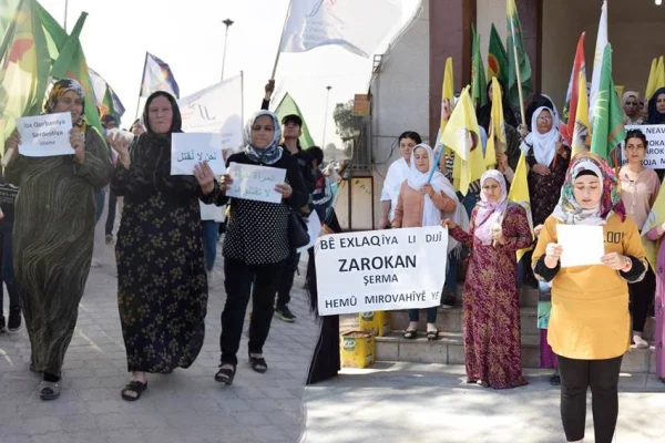 Rojava recmedilen 13 yaşındaki Îda için isyanda
