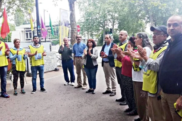 Özgürlük Nöbeti Hamburg grubunda