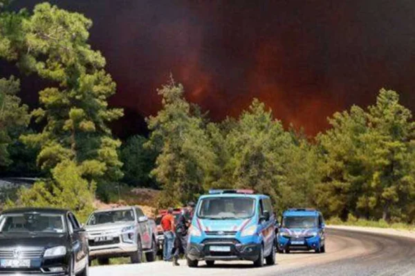 Manavgat’ta yangın