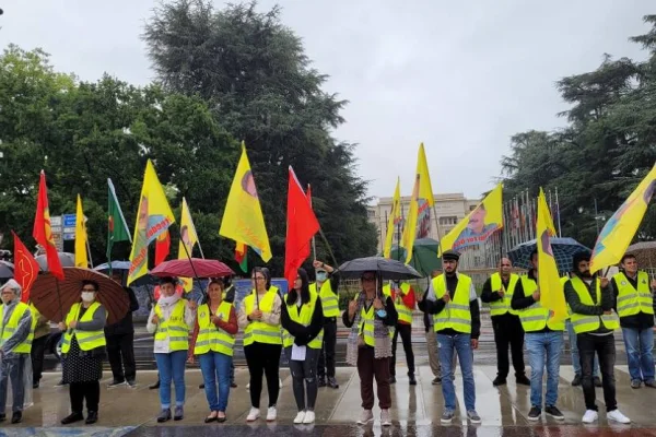 BM Ofisi önünüde soykırım kınandı
