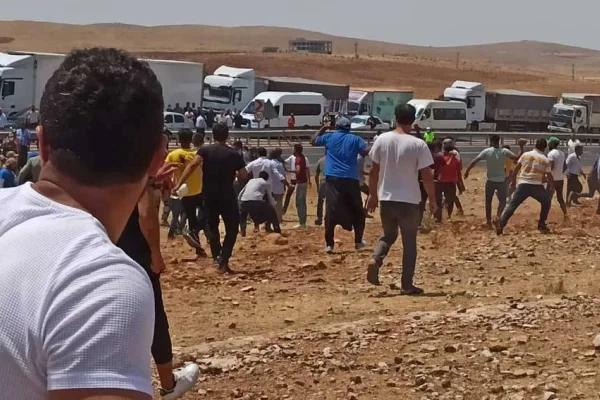 Çiftçilere gaz bombalı saldırı