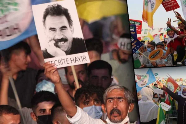 ‘Öcalan’a özgürlük’ yürüyüşü