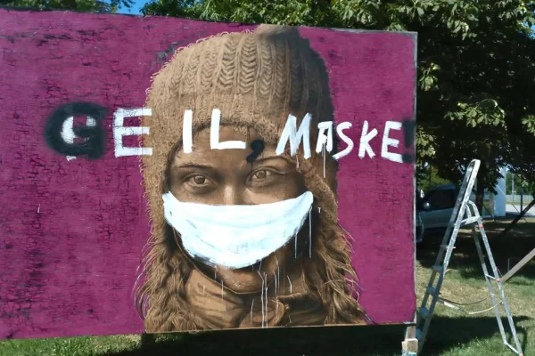 Greta'ya 'beyaz maskeli' saldırı