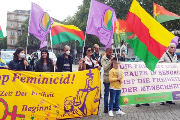 Şengal protestosu: NATO ödüyor, TC bombalıyor