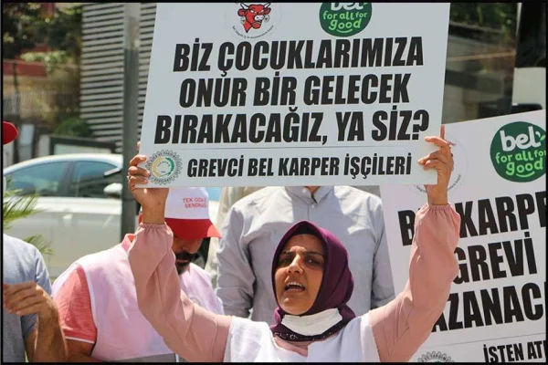 Bel Karper işçileri direniyor