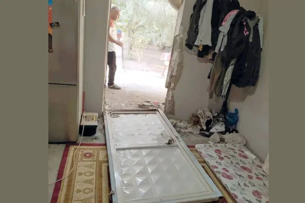 Kapıları böyle kırıp girdiler