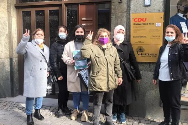 Kürt kadınları CDU ve Yeşiller partisini ziyaret etti