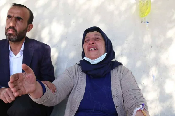 Serumla geldi, polis saldırdı