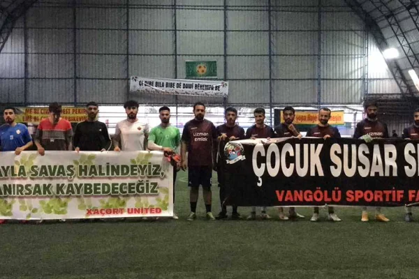 Futbol turnuvası suç, Kürtçe gazete de delil