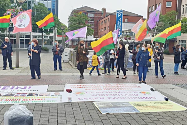Duisburg’da kadınlar yine eylemdeydi