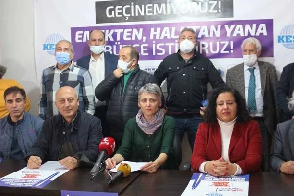 KESK mitinglere hazırlanıyor