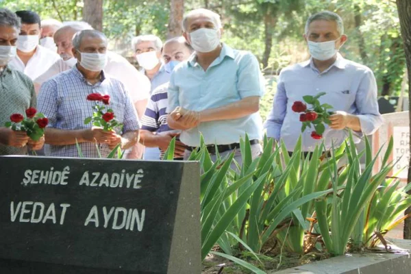 Aydın mezarı başında anıldı