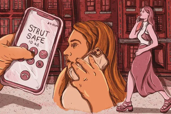 Yalnız yürüyen kadınlar için telefon hattı