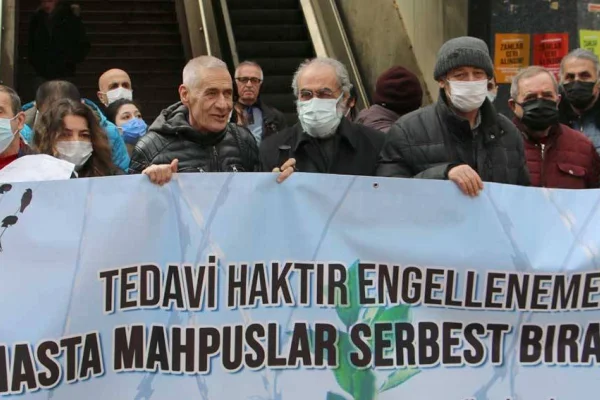 Kanserin son evresinde cezaevine atıldı