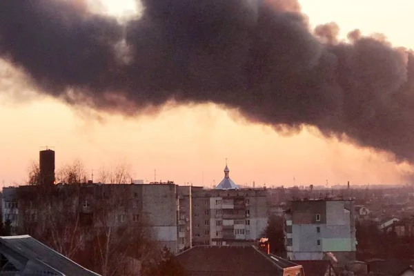 Lviv’den kara dumanlar yükseldi