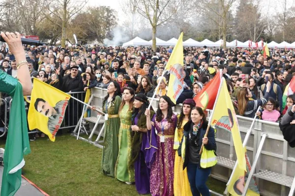 Newroz ateşi her yeri sardı