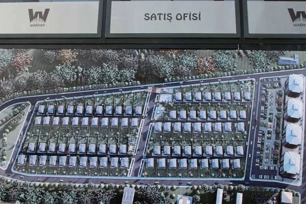 Toplu mezarın üstüne villa