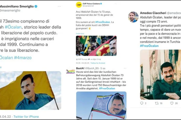 Öcalan’a özgürlük istiyoruz 